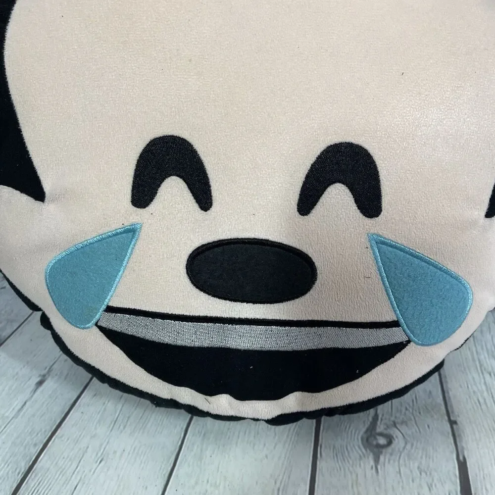 Minnie Mickey Mouse Emoji Pillow Plush Decoration Set Bedding Decor Lot Of 2